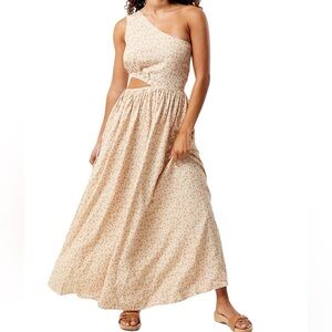 Rhythm Cream Floral Maxi Dress
